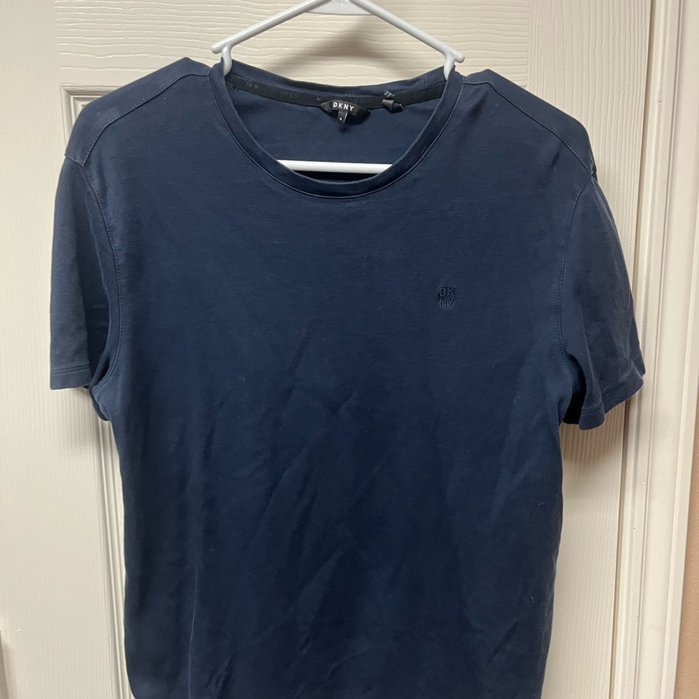 Dkny Blue Short Sleeve Tees